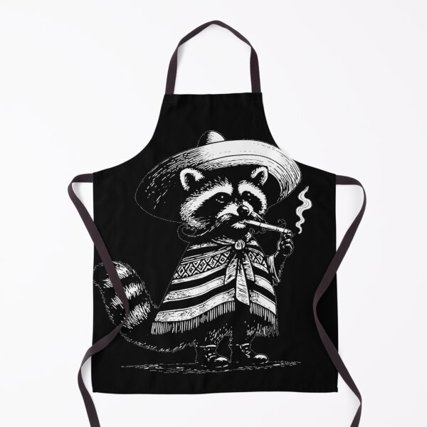 Item preview, Smoking Raccoon With Sombrero trash panda drunk raccoon designed and sold by zuzzelek44.