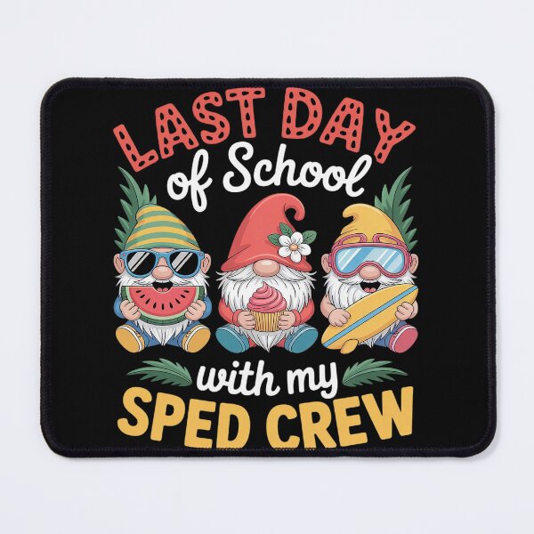 Item preview, Last Day Of School With My SPED Teacher Crew Gnomies Summer designed and sold by InspiredFoul.