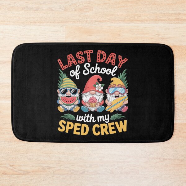 Item preview, Last Day Of School With My SPED Teacher Crew Gnomies Summer  designed and sold by InspiredFoul.