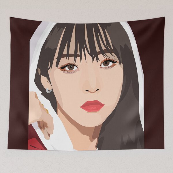 Item preview, Moonbyul of Mamamoo in a stunning vector digital portrait. designed and sold by Aome22.