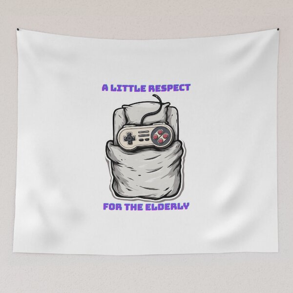 Item preview, Respect Your Elders Gaming Control Retro Game  designed and sold by PigmalionArt.
