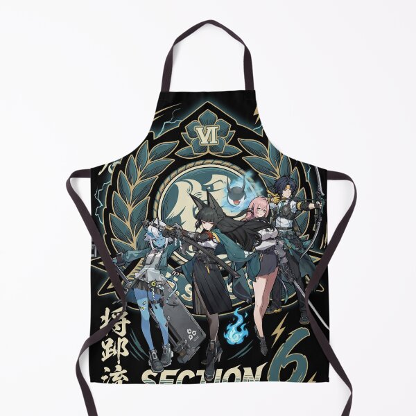 Item preview, Section 6 Zenless Zone Zero ZZZ Hoshimi Miyabi Tsukishiro Yanagi Soukaku Asaba Harumasa Void Hunters Frost Electric Ice Sword Squad Fan Art Group Portrait Poster T-Shirt Sticker Gift designed and sold by Senpaiwaves.