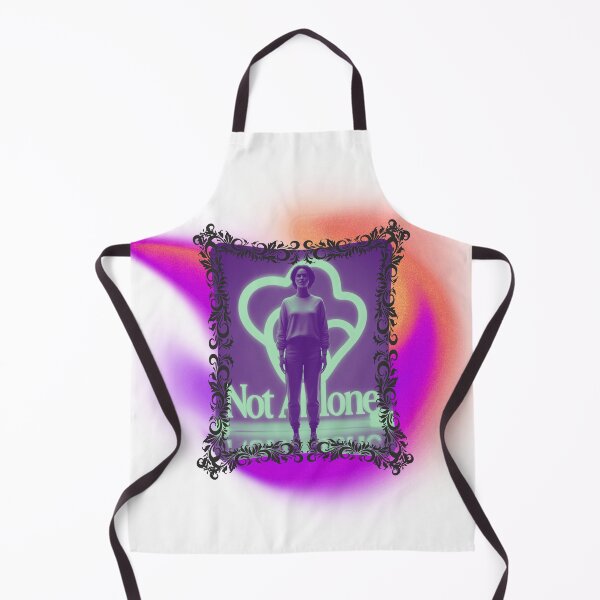 Item preview, Not Alone healing artwork designed and sold by SloganSauce.