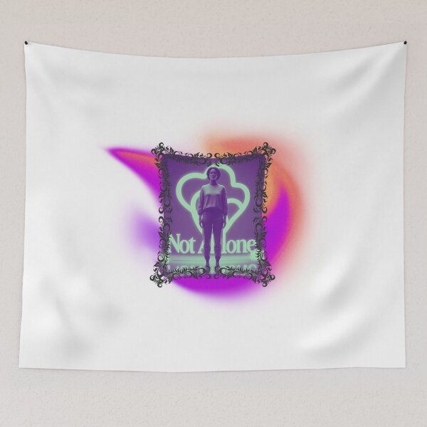 Item preview, Not Alone healing artwork designed and sold by SloganSauce.
