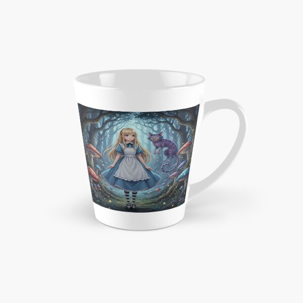 Item preview, Alice and the Cheshire Cat under the moon - anime version designed and sold by DandoLaTalla.