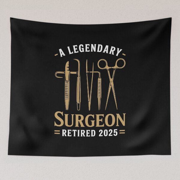 Item preview, Legendary Surgeon Retired 2025 Funny Doctor Retirement Party designed and sold by InspiredFoul.