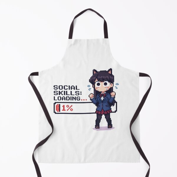 Item preview, Social Skills Loading 1% - Cute Anime Introvert Pixel Art designed and sold by Retro Archive.