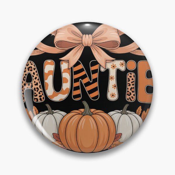 Item preview, Auntie Pumpkin Fall Coquette Bow Thanksgiving Mom Women  designed and sold by KotexTemu.
