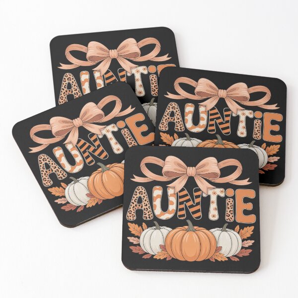 Item preview, Auntie Pumpkin Fall Coquette Bow Thanksgiving Mom Women  designed and sold by KotexTemu.