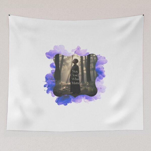 Item preview, Stay Close to What Matters meaningful quote art designed and sold by SloganSauce.
