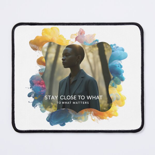 Item preview, Stay Close to What Matters modern wall decor designed and sold by SloganSauce.
