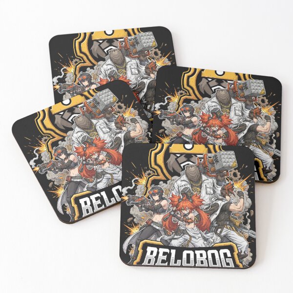 Item preview, Belobog Heavy Industries Team Zenless Zone Zero ZZZ Koleda Ben Bigger Grace Howard Bear President Stun Defense Engineer Fan Art Group Portrait Poster T-Shirt Sticker Gift designed and sold by Senpaiwaves.