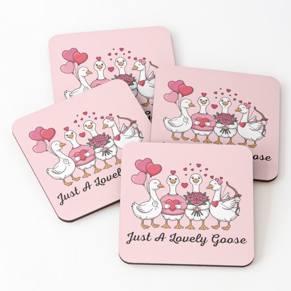 Item preview,  Just A Lovely Goose Cute Pink Silly Goose Valentine's Day designed and sold by ZACK ART.