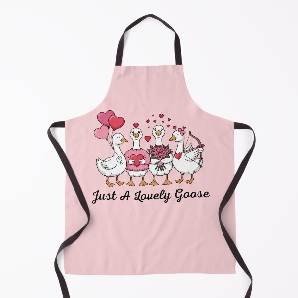Item preview, Just A Lovely Goose Cute Pink Silly Goose Valentine's Day designed and sold by ZACK ART.