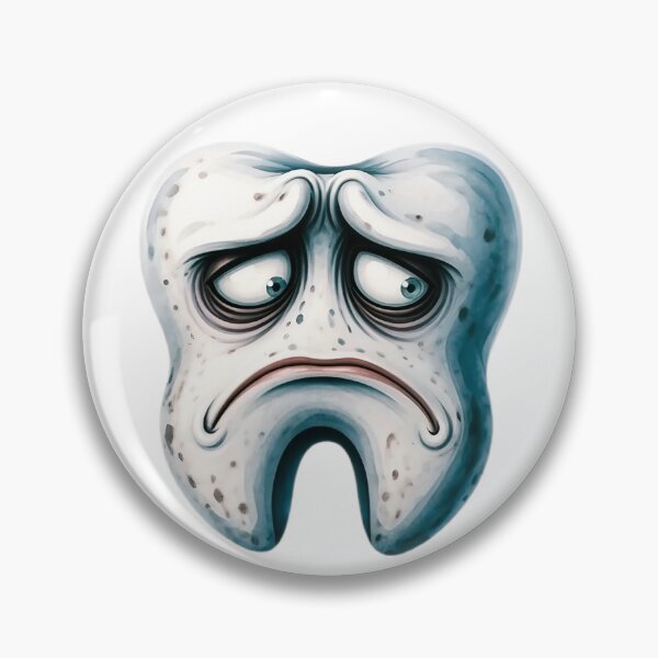 Item preview, Diente Melancólico con Lágrimas - Arte Dental Funny designed and sold by StickBuAndii.