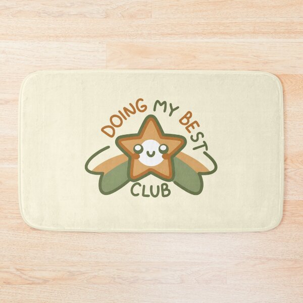 Item preview, Doing My Best Club – Cute Positive Star designed and sold by girlytrends.