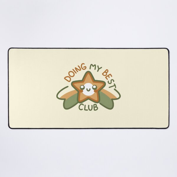 Item preview, Doing My Best Club – Cute Positive Star designed and sold by girlytrends.