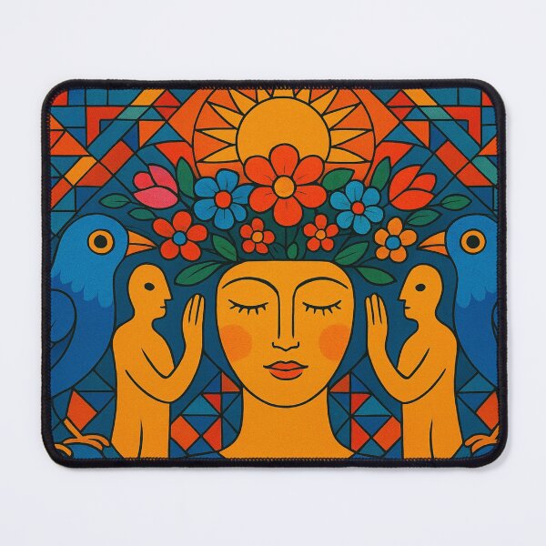 Item preview, Floral stillness symmetry designed and sold by Sigtrix.