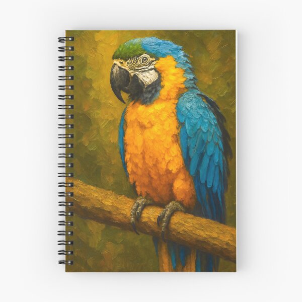 Item preview, Blue and Gold Macaw - Vibrant Tropical Parrot Art Print designed and sold by Art Lea.