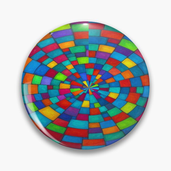 Item preview, Radiant circular geometric color explosion designed and sold by Sigtrix.