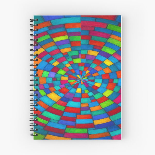 Item preview, Radiant circular geometric color explosion designed and sold by Sigtrix.