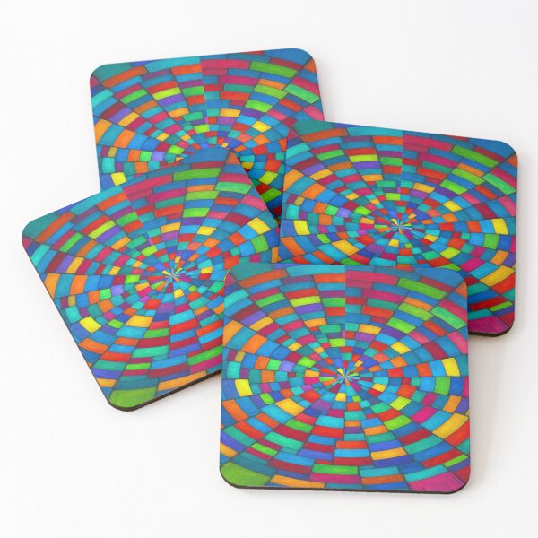 Item preview, Radiant circular geometric color explosion designed and sold by Sigtrix.