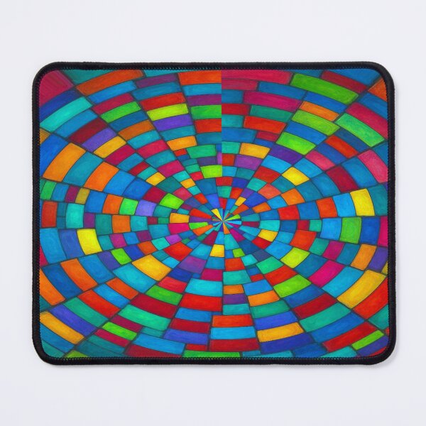 Item preview, Radiant circular geometric color explosion designed and sold by Sigtrix.