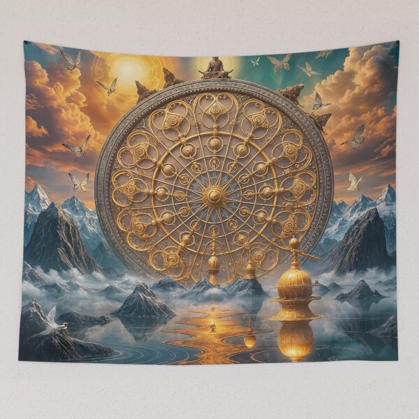 Item preview, The Wheel of Enlightenment designed and sold by Neon Nova Studio.