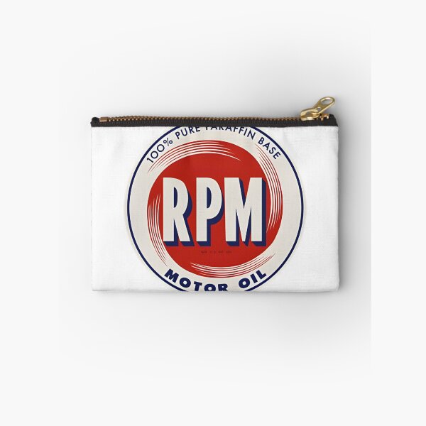 Item preview, Classic RPM Motor Oil 100% Pure Paraffin Base Round Sign designed and sold by CharlieDesings.