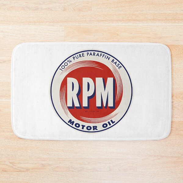 Item preview, Classic RPM Motor Oil 100% Pure Paraffin Base Round Sign designed and sold by CharlieDesings.
