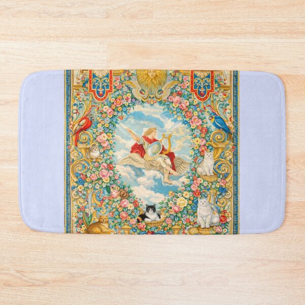 Item preview, Feline Guardians in Baroque Celestial Tapestry designed and sold by Auroracat2025.