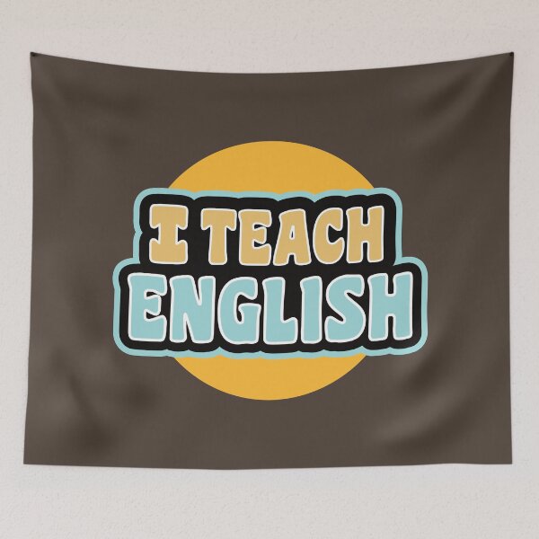 Item preview, I teach English designed and sold by Think4Prints.