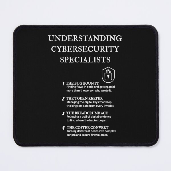Item preview, Cybersecurity Appreciation Gift For Men Women – Black designed and sold by PsyFlow35.