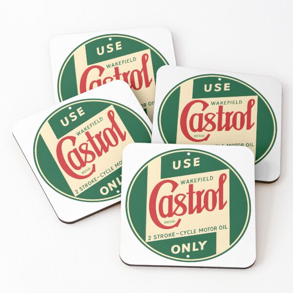Item preview, Vintage Wakefield Castrol 2 Stroke-Cycle Motor Oil Round Sign designed and sold by CharlieDesings.