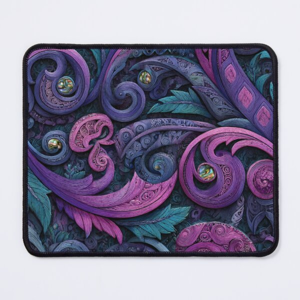 Item preview, Zealand Māori Paua Pattern Koru Design 716 designed and sold by GrinGalore.