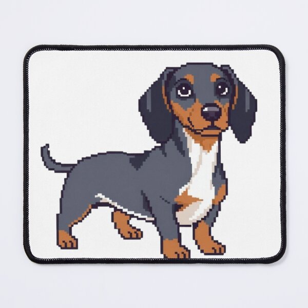 Item preview, Retro Pixel Art Dachshund – Cute Wiener Dog Illustration designed and sold by crafteek.