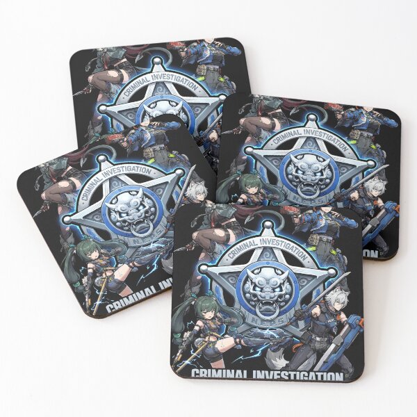 Item preview, Criminal Investigation Special Response Team Zenless Zone Zero ZZZ Qingyi Zhu Yuan Jane Doe Seth Lowell Police Officers New Eridu Public Security Fan Art Group Portrait Poster T-Shirt Sticker Gift designed and sold by Senpaiwaves.