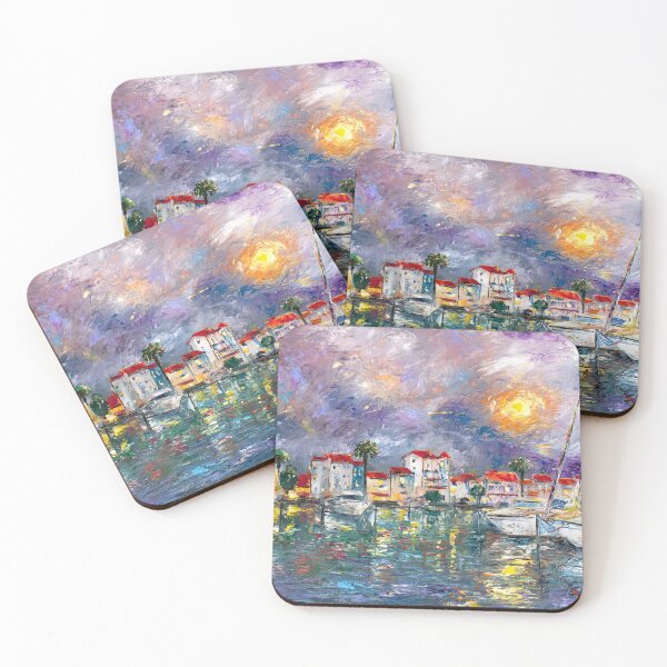 Item preview, Morning Light over Empuriabrava designed and sold by Natalia_Shchip.