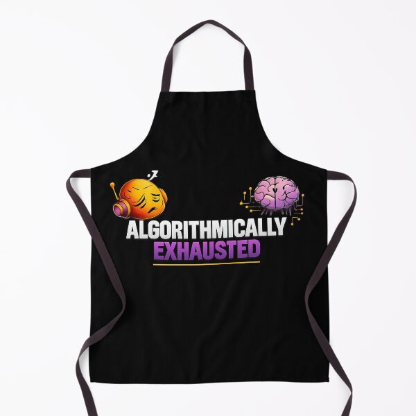 Item preview, Algorithmically Exhausted – Digital Burnout Humor Design designed and sold by AddictiveDesign.