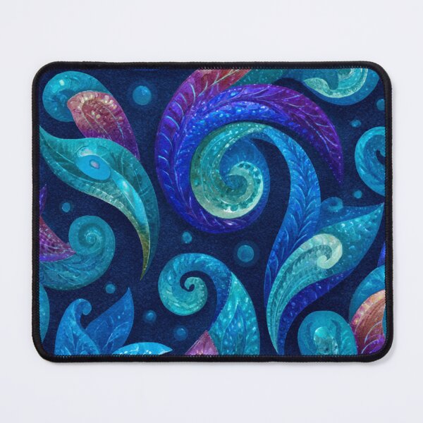 Item preview, Zealand Māori Paua Pattern Koru Design 719 designed and sold by GrinGalore.