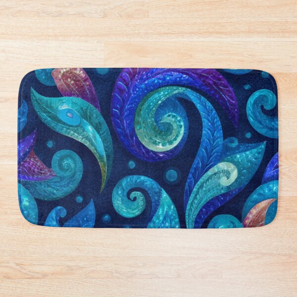 Item preview, Zealand Māori Paua Pattern Koru Design 719 designed and sold by GrinGalore.