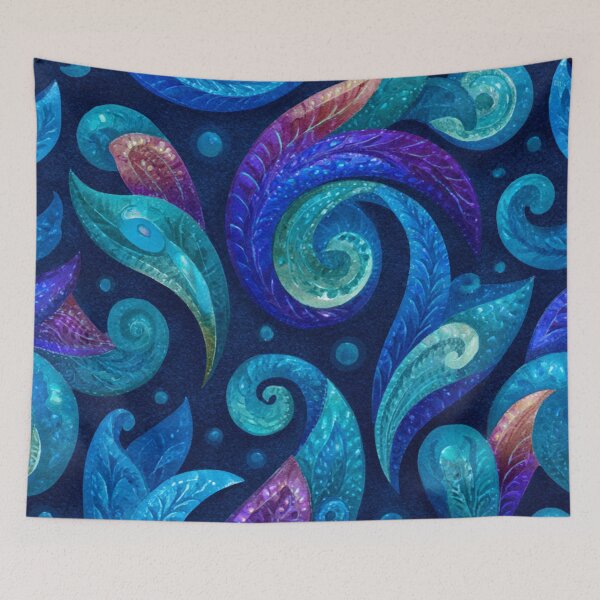 Item preview, Zealand Māori Paua Pattern Koru Design 719 designed and sold by GrinGalore.