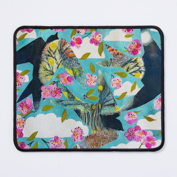 Item preview, Housemartins with Apple Blossom and clouds designed and sold by PeasandPaint.
