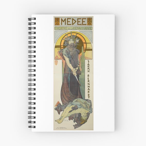 Item preview, Poster for Médée (Sarah Bernhardt) by Alphonse Mucha designed and sold by Matthew Kinnersly.
