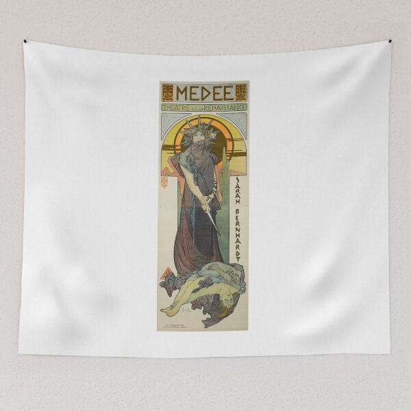 Item preview, Poster for Médée (Sarah Bernhardt) by Alphonse Mucha designed and sold by Matthew Kinnersly.