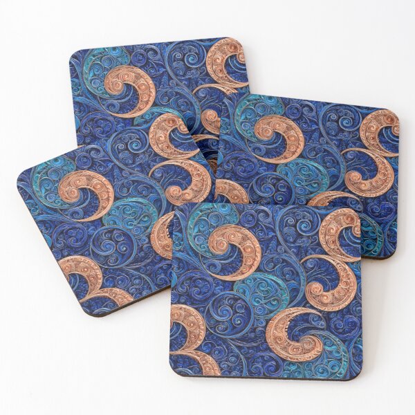 Item preview, Zealand Māori Paua Pattern Koru Design 720 designed and sold by GrinGalore.