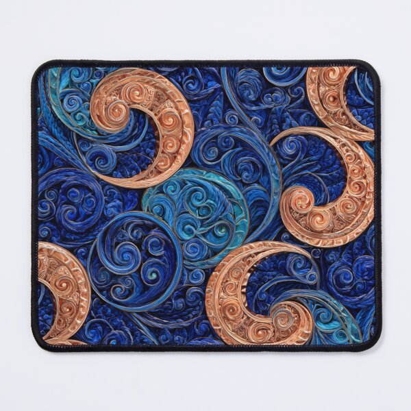 Item preview, Zealand Māori Paua Pattern Koru Design 720 designed and sold by GrinGalore.