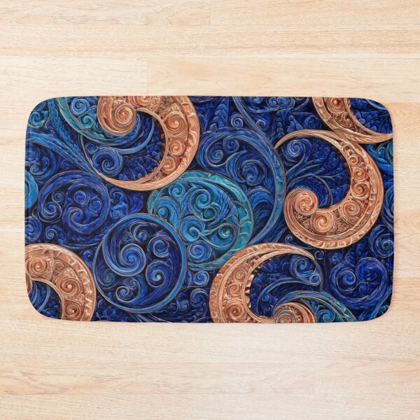 Item preview, Zealand Māori Paua Pattern Koru Design 720 designed and sold by GrinGalore.