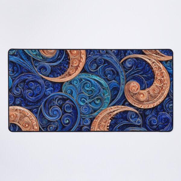 Item preview, Zealand Māori Paua Pattern Koru Design 720 designed and sold by GrinGalore.