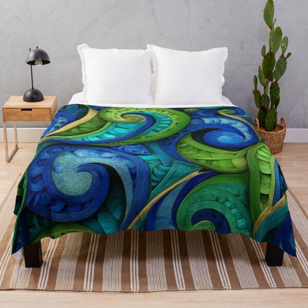 Item preview, Zealand Māori Paua Pattern Koru Design 721 designed and sold by GrinGalore.